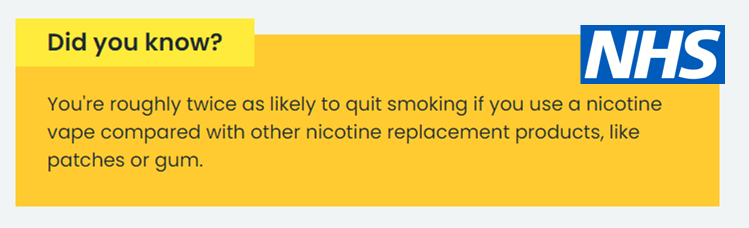 NHS Vape guidance